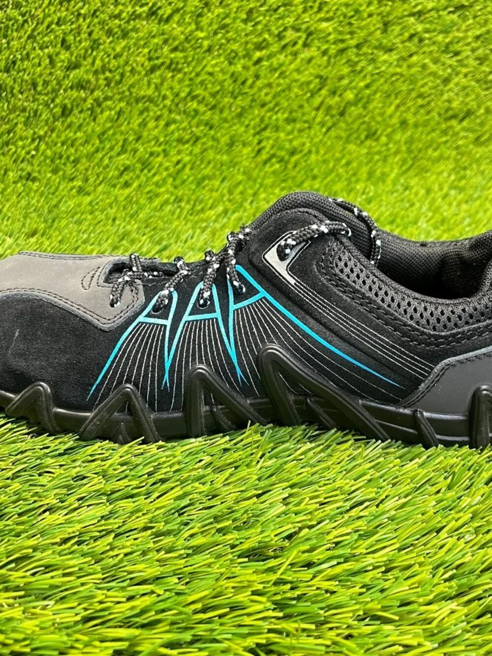 Terra‎ Spider Womens Size 7.5 Black Gray Outdoor Composite Toe Safety Work Shoes